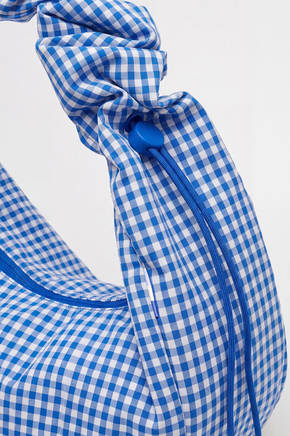 Moon Ruffle taske - Vichy Cobalt